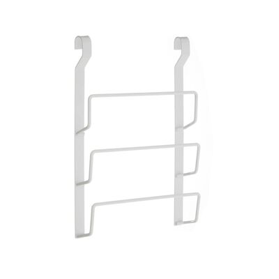 Sorello White Iron Hanging Pan Lid Rack