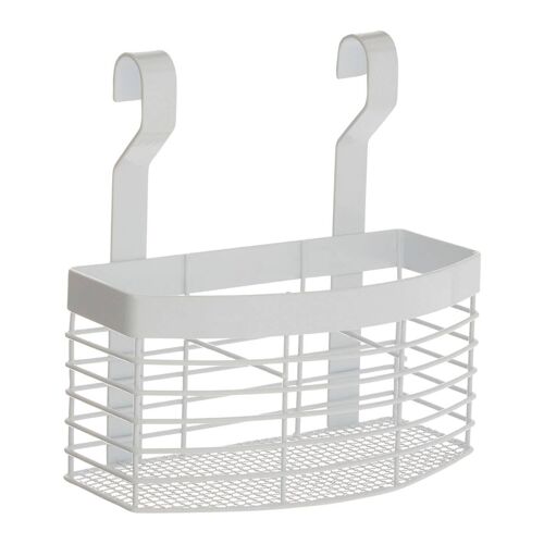 Sorello White Iron Hanging Storage Basket