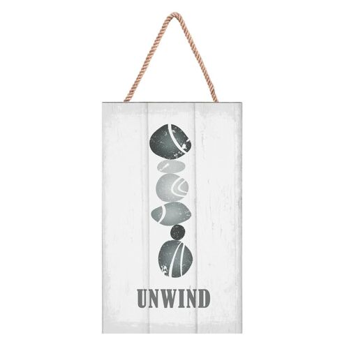 Spa "unwind" Plaque