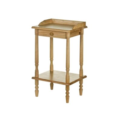 Square Rubberwood Side Table