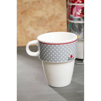 Mugs Pippa Empilables - Lot de 4 5