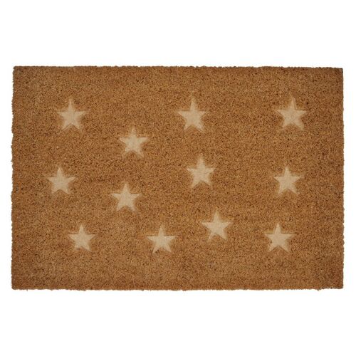 Star Embossed Doormat