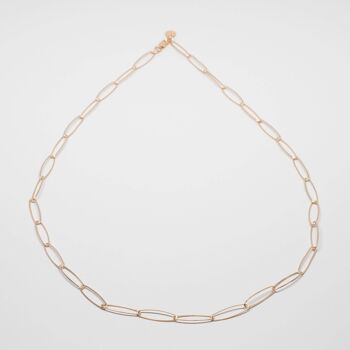 collier chaîne - or rose 1