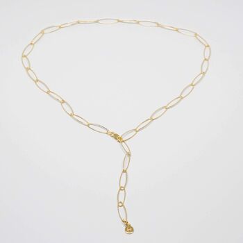 collier chaîne - or 1
