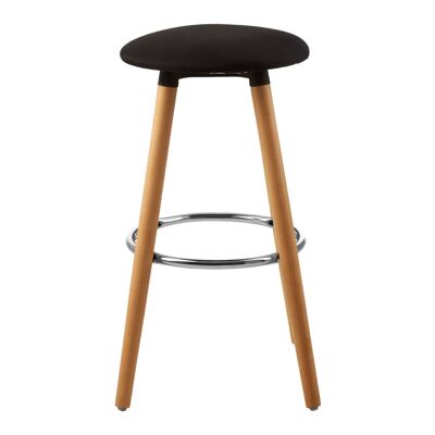 Stockholm Black Round Bar Stool