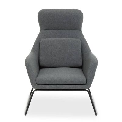 Sedia Stockholm con struttura in metallo nero