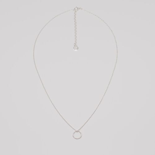 medium circle necklace - Silber - M