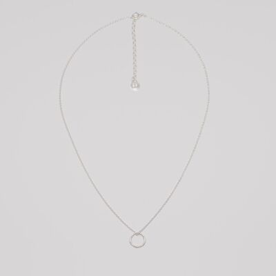 collier cercle moyen - argent - M