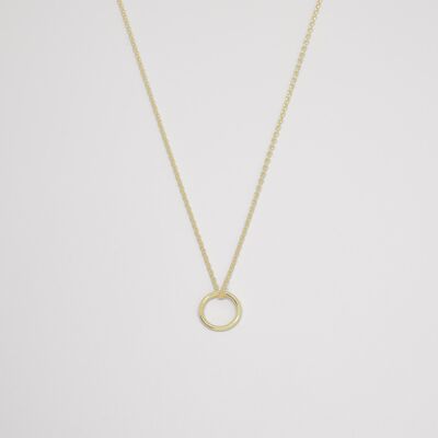medium circle necklace - Gold - M
