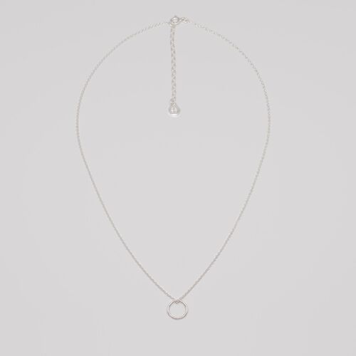 medium circle necklace - Silber - L