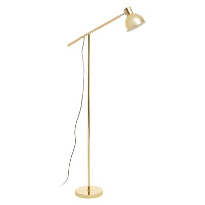 Stockholm Shiny Brass Adjustable Floor Lamp