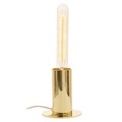 Stockholm Shiny Brass Finish Table Lamp