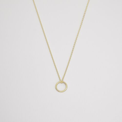 medium circle necklace - Gold - L