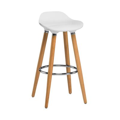 Stockholm White Bar Stool