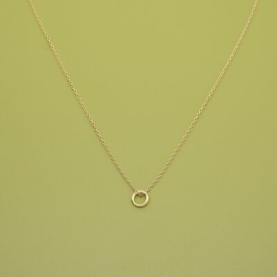 small circle necklace - Gold