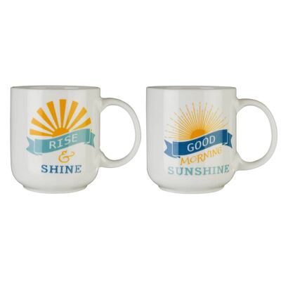 Sunshine Mugs - Set of 2