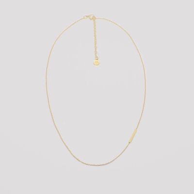 bar necklace - Gold