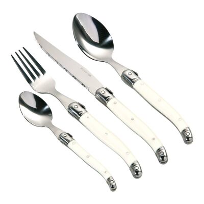 Swiss 16pc Cream Cutlery Set