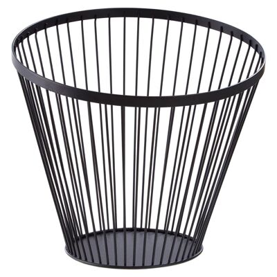 Tall Oblique Basket with Matte Black FramE