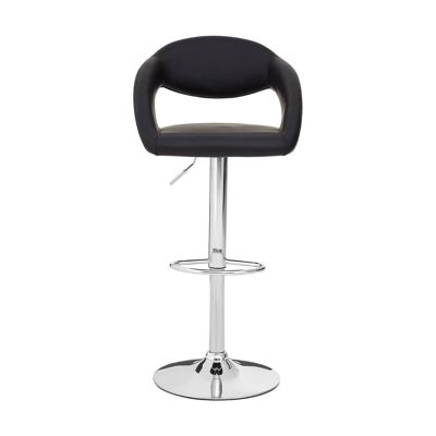 Taylor Black Faux Leather Bar Chair
