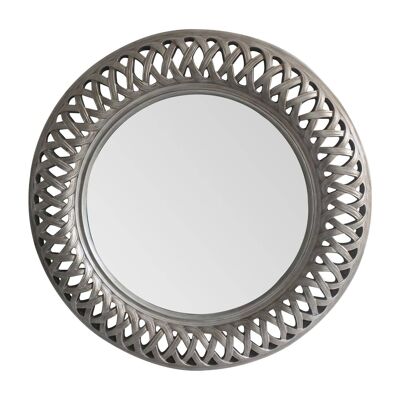 Tessere Antique Silver Wall Mirror