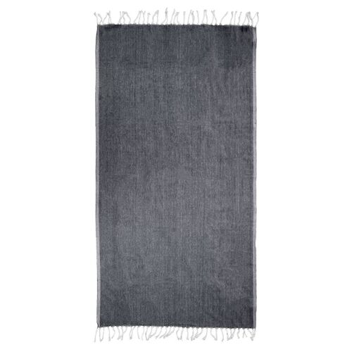Thread & Loom Black Hammam Towel
