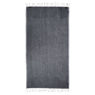 Thread & Loom Black Hammam Towel