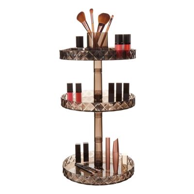 Three Tier Revolving Cosmetic Organiser