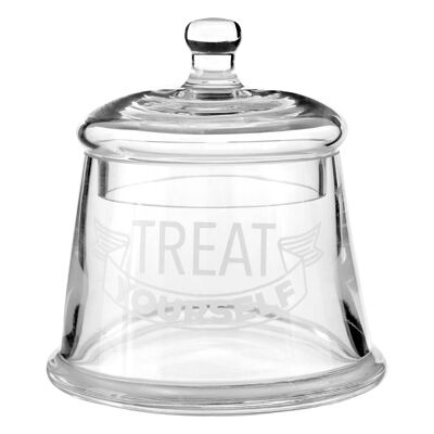 Treat Yourself Glass Storage Jar