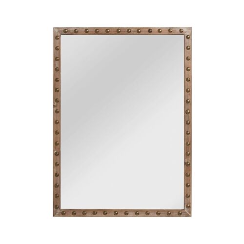 Tribeca Wall Mirror with Stud Detail