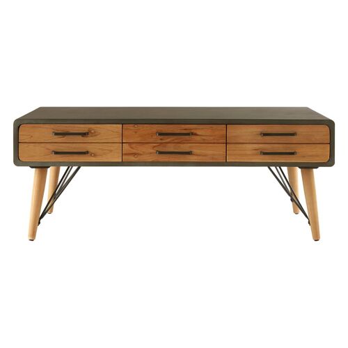 Trinity Coffee Table with Six Drawers