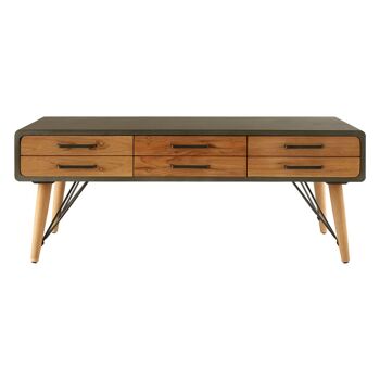 Table basse Trinity avec six tiroirs 1