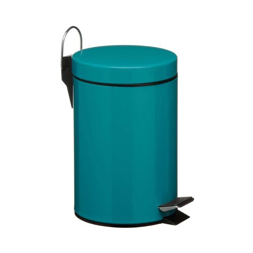 Turquoise Pedal Bin - 3 Ltr