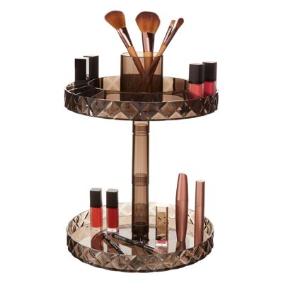 Two Tier Revolving Cosmetic Organiser