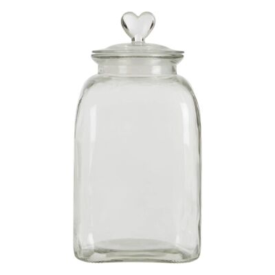 Tarro de almacenamiento grande de San Valentín