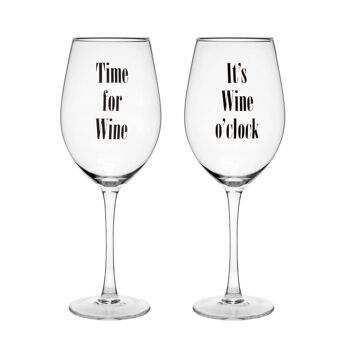 Verity Time For Wine Grands verres à vin 1