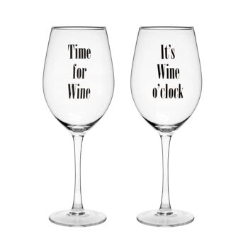 Verity Time For Wine Grands verres à vin 5