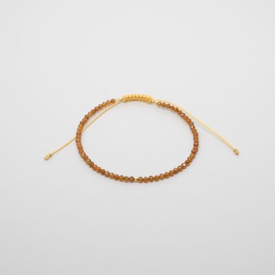 birthstone bracelet - November / Citrin (gold)
