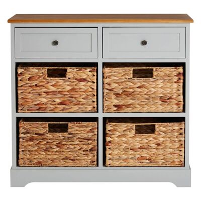 Vermont Two Drawers Four Baskets Cabinet