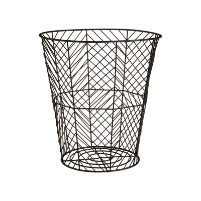 Vertex Black Powder Coat Storage Basket