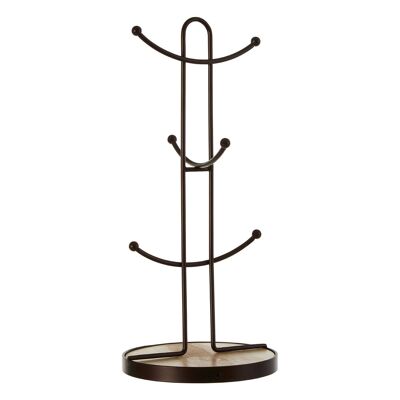 Vertex Bronze Powder Coated 6 Mug Tree