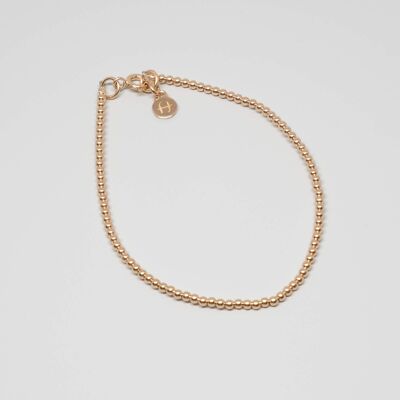 ball bracelet - rose gold