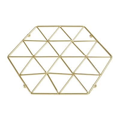 Vertex Gold Finish Trivet