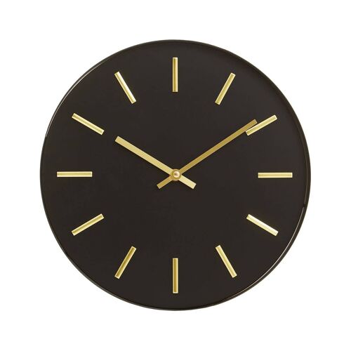Vitus Black and Gold Wall Clock