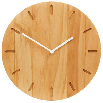 Vitus Natural Wood Effect Wall Clock