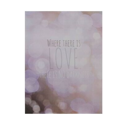 Where There Is Love Wall Plaque