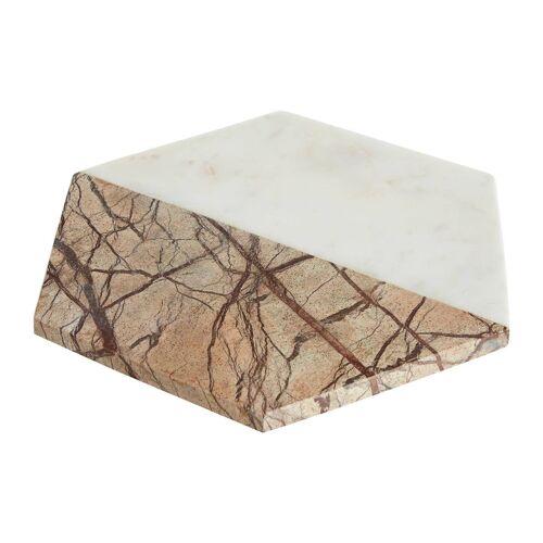 White / Brown Forest Marble Chopping Board