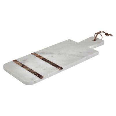 White / Brown Forest Marble Paddle Board