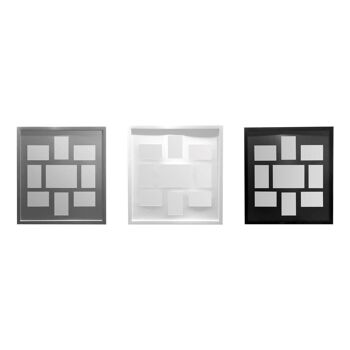 Cadre multi-photo carré 9 photos blanc 3