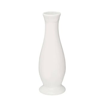 Vase incurvé blanc 1